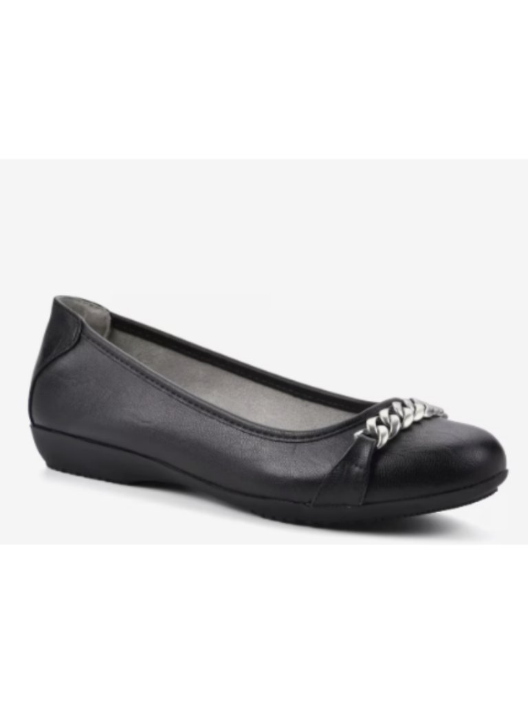 Cliffs By White Mountain Women's Charmed Ballet Flat Black Size 8.5 Wide Nwb